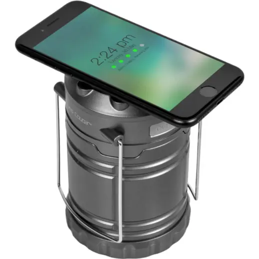 Swiss Cougar Cape Town Lantern & Wireless Charging Power Bank - 4000mAh With Phone